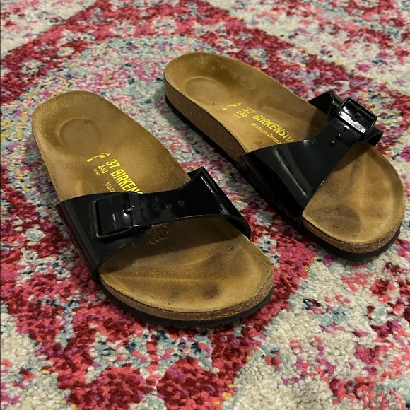 Birkenstock Shoes - Birkenstock “Madrid” black patent 37